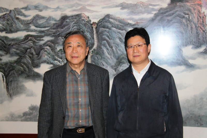 孟慶斌主任會見劉源俊先生(左) 孟慶斌主任會見劉源俊先生(左)