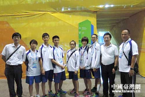 蘇州市臺辦副主任周永森、市臺協干部與中華臺北隊合影留念