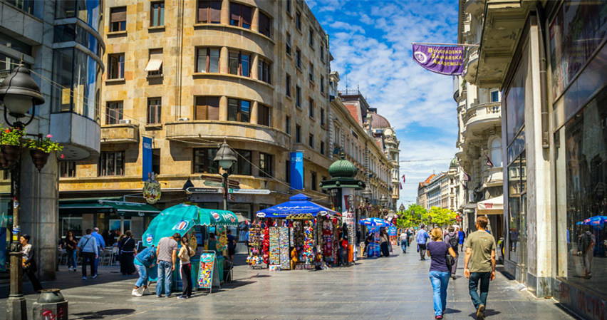 貝爾格萊德步行街美景